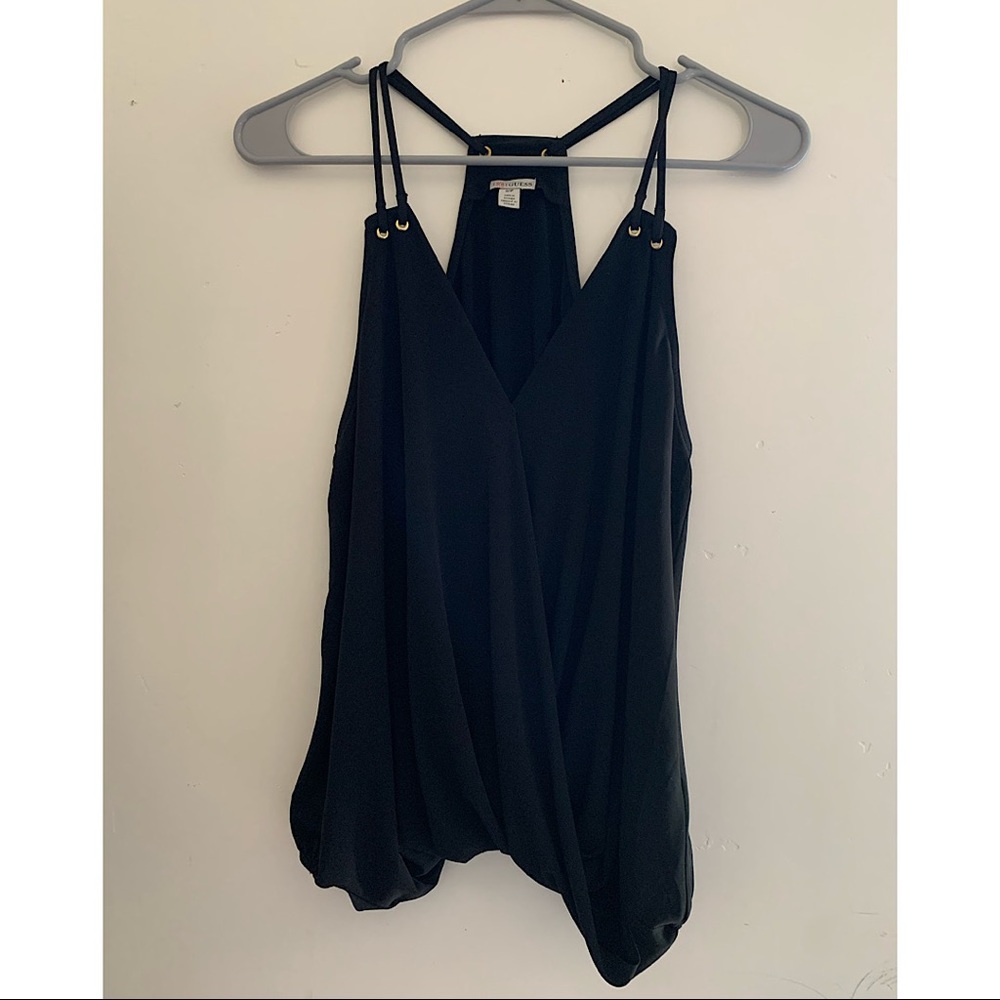 🖤 GUESS Double Spaghetti Strap, Gold accents/ S